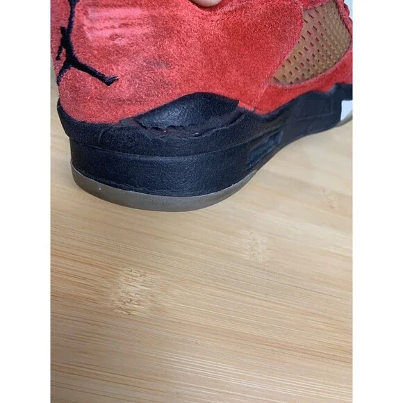 Nike Air Jordan Retro 5‎ V Raging Bull Red toro bravo Mens Size 10 - Picture 9 of 9
